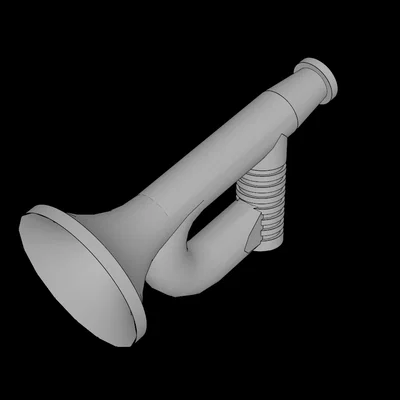 Mô hình kèn Bugle in 3D tương thích với Lego Minifig