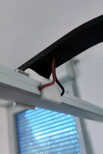 Giá đỡ thanh đèn LED cho bảng SKADIS của Ikea - Image 2