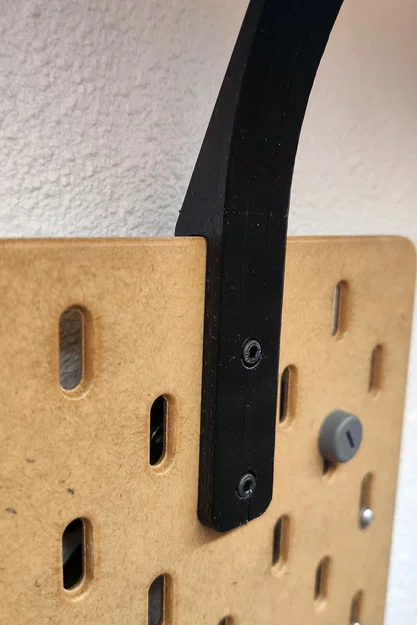 Giá đỡ thanh đèn LED cho bảng SKADIS của Ikea - Image 3