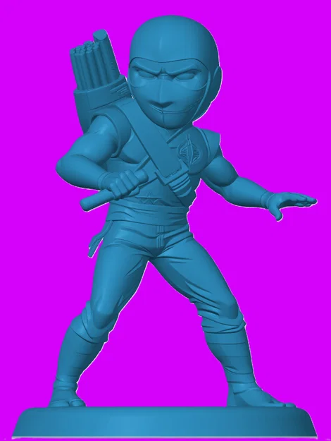 Mô hình Storm Shadow phong cách Chibi G.I. Joe cực chất - Image 1