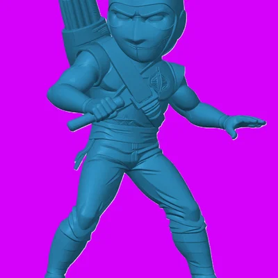 Mô hình Storm Shadow phong cách Chibi G.I. Joe cực chất