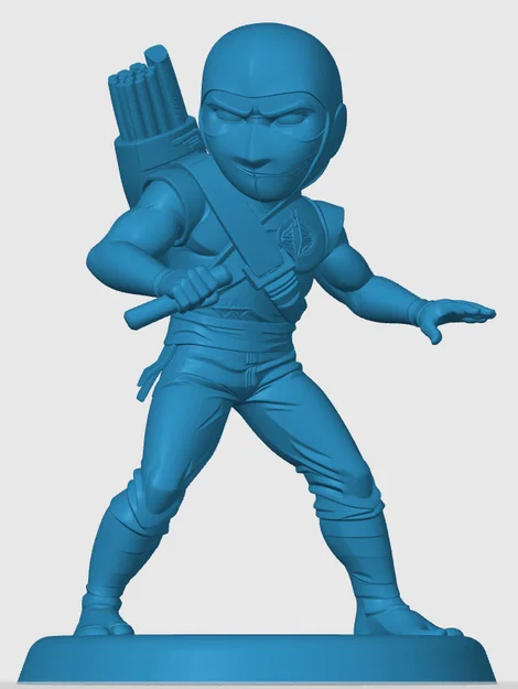 Mô hình Storm Shadow phong cách Chibi G.I. Joe cực chất - Image 2