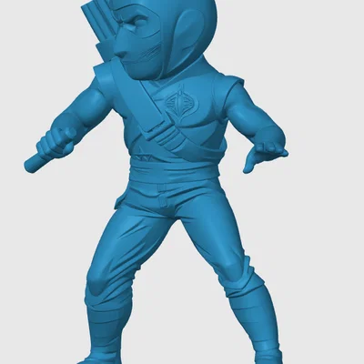 Mô hình Storm Shadow phong cách Chibi G.I. Joe cực chất