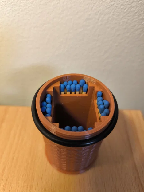 Hộp chống nước đựng diêm và đồ nhóm lửa - Image 6