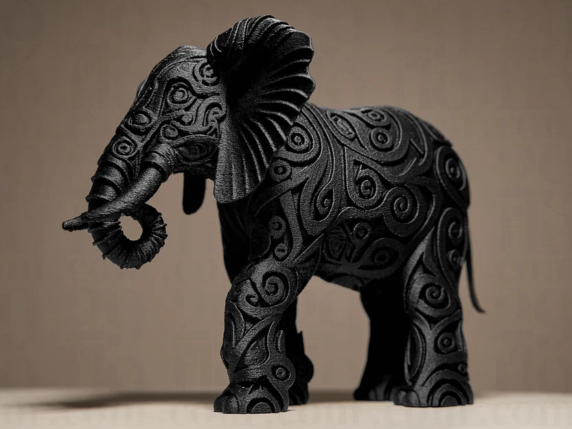 Tác phẩm điêu khắc Voi nghệ thuật (Designer ELEPHANT Sculpture) - Image 2