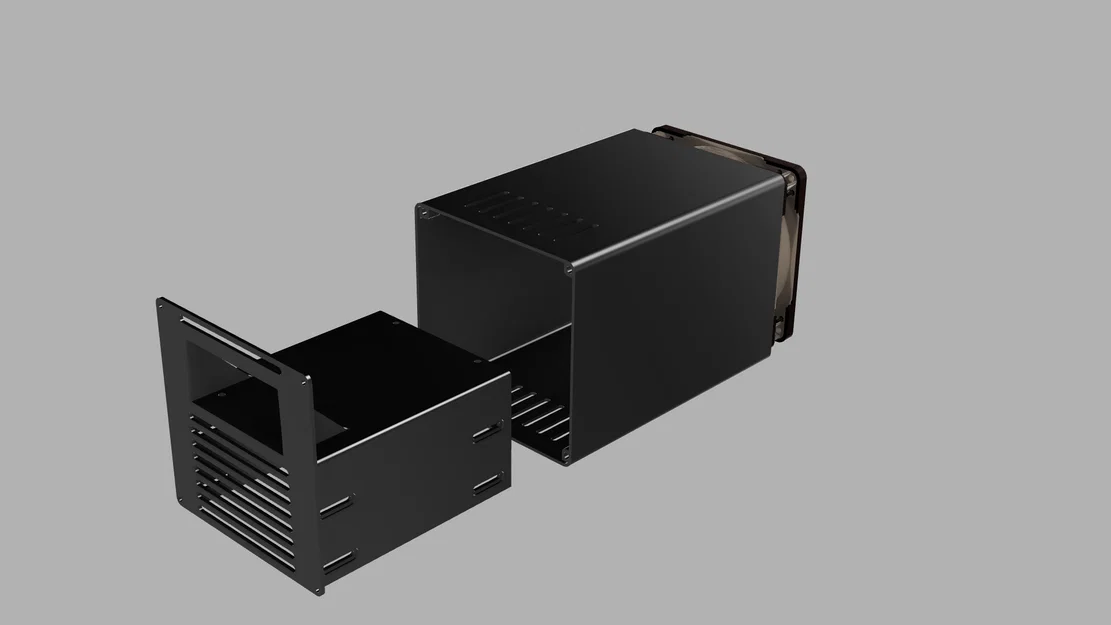 Zimaboard NAS - Case gắn ổ cứng 3.5 inch kèm quạt làm mát - Image 1