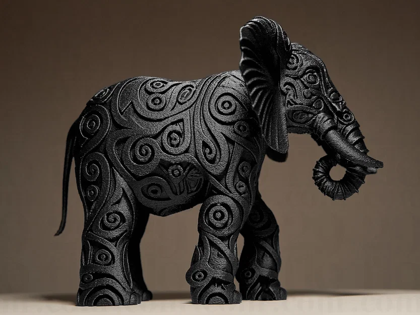 Tác phẩm điêu khắc Voi nghệ thuật (Designer ELEPHANT Sculpture) - Image 4