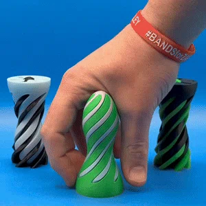 Đồ chơi Fidget xoắn ốc Pawn - Dễ in, không cần hỗ trợ