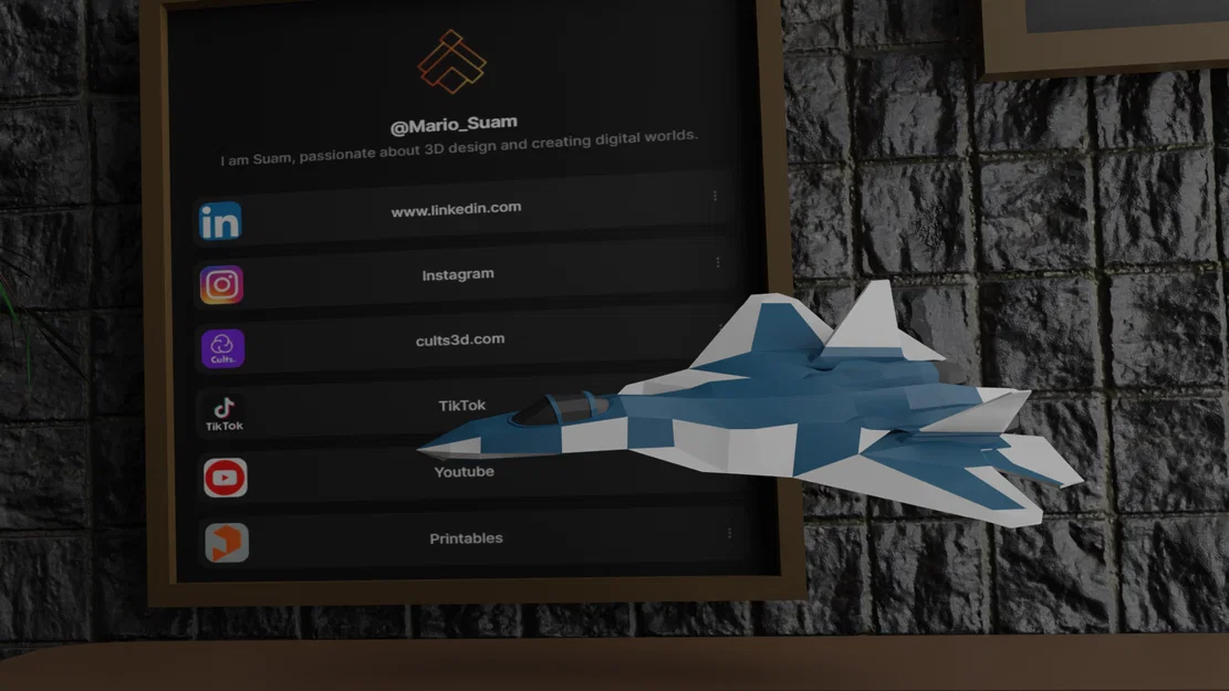 Su-57 Felon – Mô hình in 3D chi tiết - Image 1