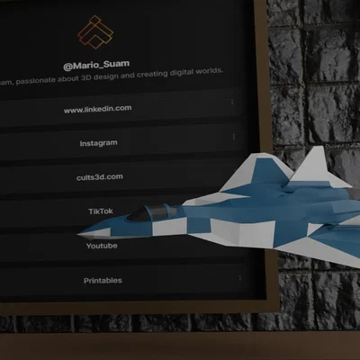 Su-57 Felon – Mô hình in 3D chi tiết