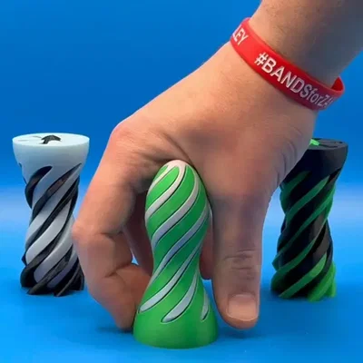 Đồ chơi Fidget xoắn ốc Pawn - Dễ in, không cần hỗ trợ