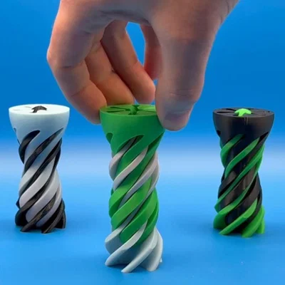 Đồ chơi Fidget xoắn ốc Pawn - Dễ in, không cần hỗ trợ