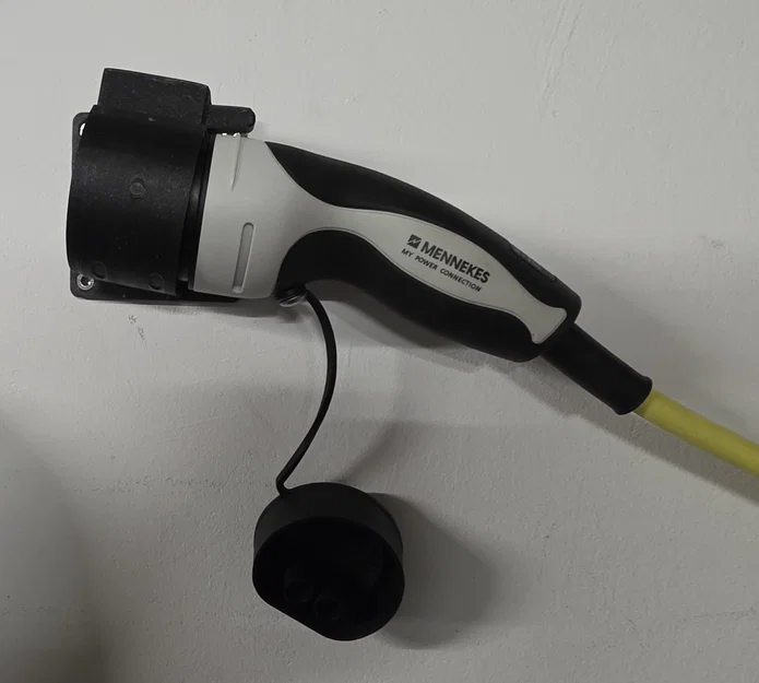 Giá treo cáp sạc EV Type-2 kiểu "Klick", lắp song song với tường - Image 2