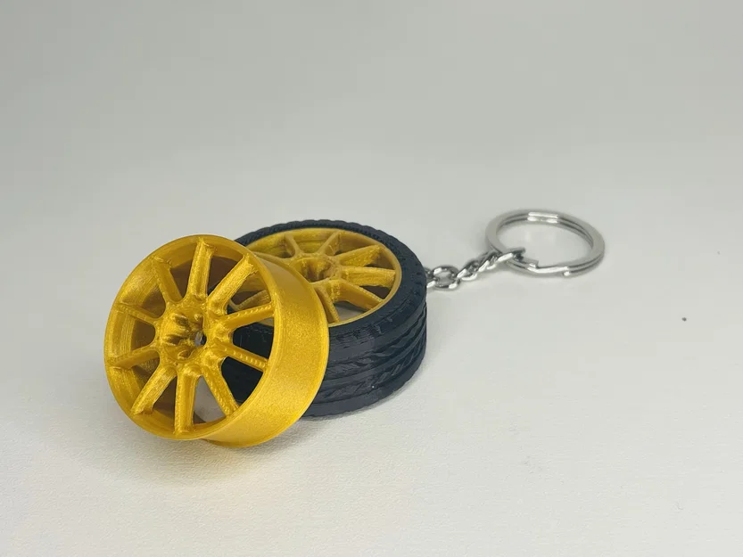 Móc khóa hình bánh xe OZ racing prodrive P1 in 3D độc đáo - Image 2