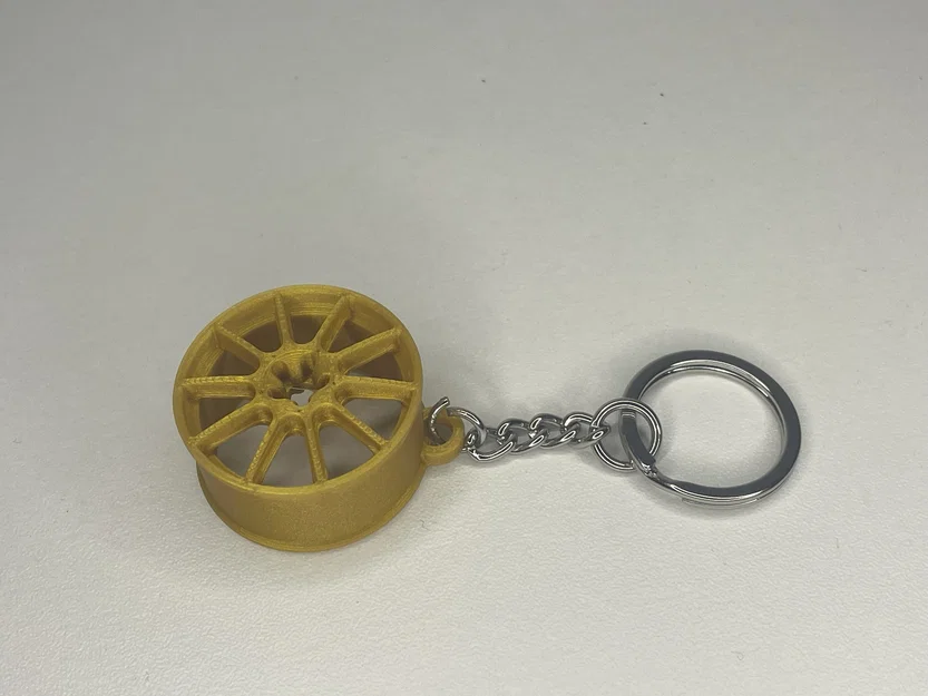 Móc khóa hình bánh xe OZ racing prodrive P1 in 3D độc đáo - Image 4