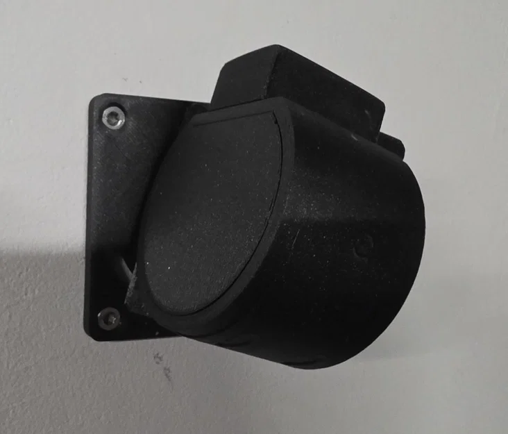 Giá treo cáp sạc EV Type-2 kiểu "Klick", lắp song song với tường - Image 5