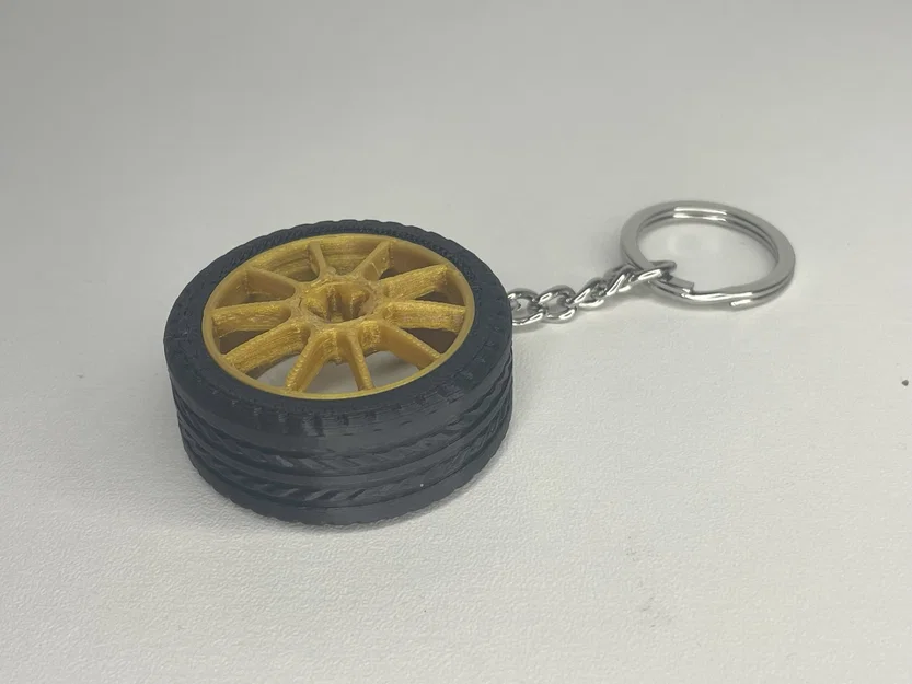 Móc khóa hình bánh xe OZ racing prodrive P1 in 3D độc đáo - Image 6