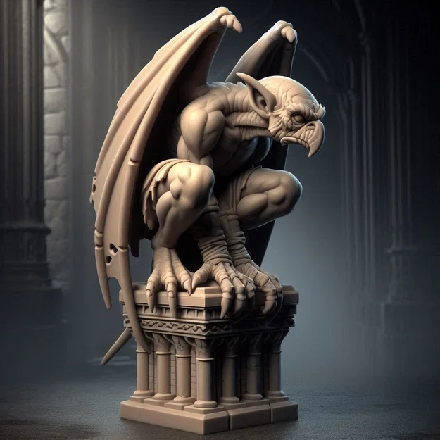 Mô hình Creepy Gargoyle ấn tượng - Image 1