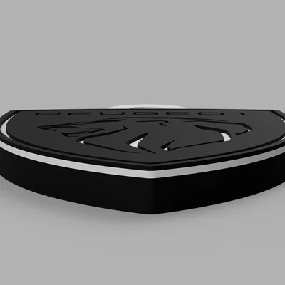 Móc khóa Peugeot in 3D - Thiết kế tối giản, tinh tế
