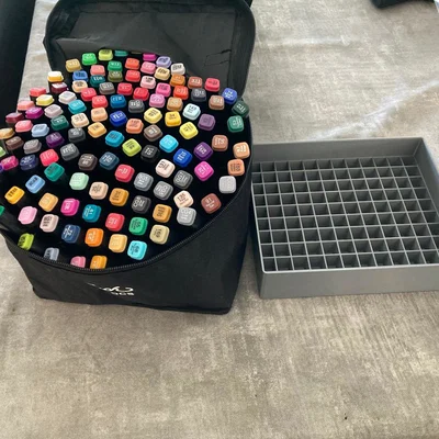 Khay in 3D đựng 120 bút Marker chuyên nghiệp cho túi xách