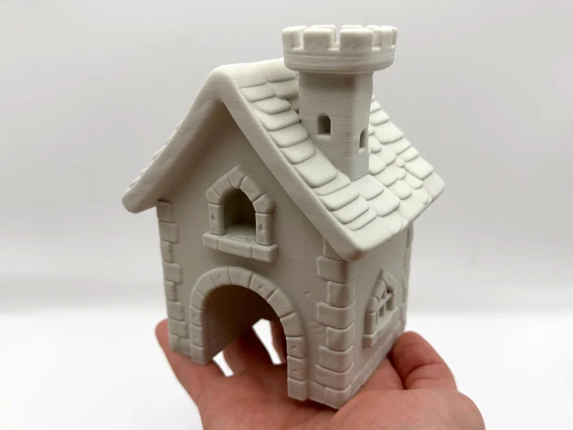 Mô hình Ngôi nhà Gạch đèn LED (LED Light Brick House) - Image 1