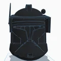 Mô hình 3D Mũ bảo hiểm Clone Trooper cực chất cho fan Star Wars - Thumbnail 1