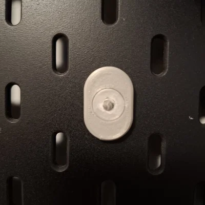 Bộ chuyển đổi lỗ gắn nam châm 0.5 inch cho bảng Pegboard (File f3d)