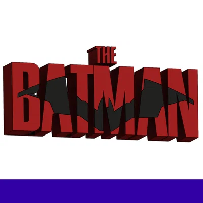 Mô hình logo 3D The Batman cực chất cho fan siêu anh hùng