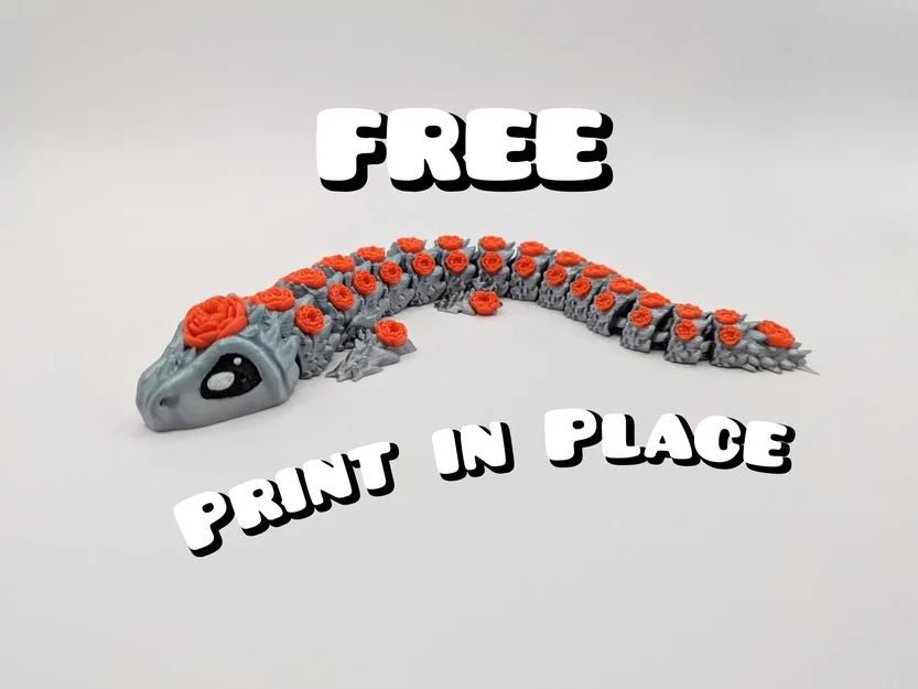 Mô hình Rồng Hoa Hồng Linh Hoạt (Flexible Rose Dragon) - Image 1