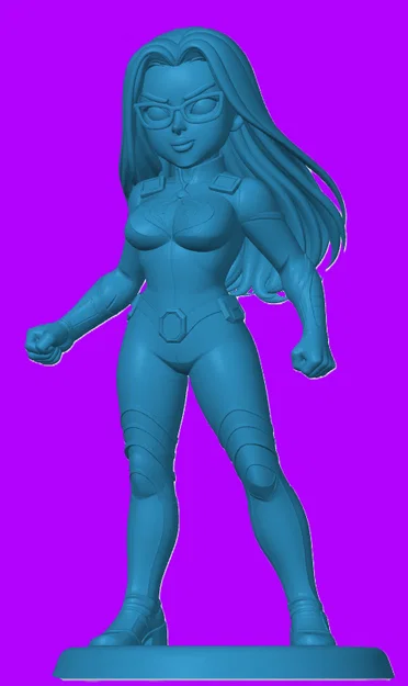 Mô hình Baroness Chibi G.I. Joe 3D - File in chất lượng cao - Image 1