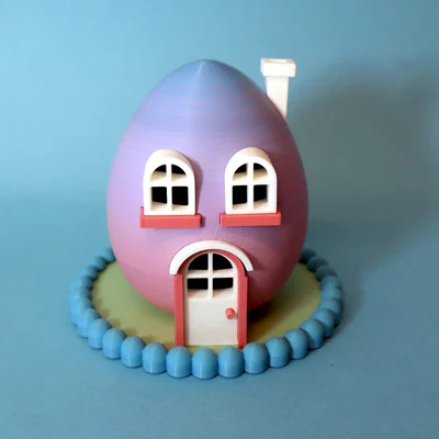 Mô hình Ngôi Nhà Trứng Phục Sinh (Easter Egg House)