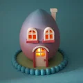 Mô hình Ngôi Nhà Trứng Phục Sinh (Easter Egg House) - Thumbnail 5