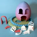Mô hình Ngôi Nhà Trứng Phục Sinh (Easter Egg House) - Thumbnail 6