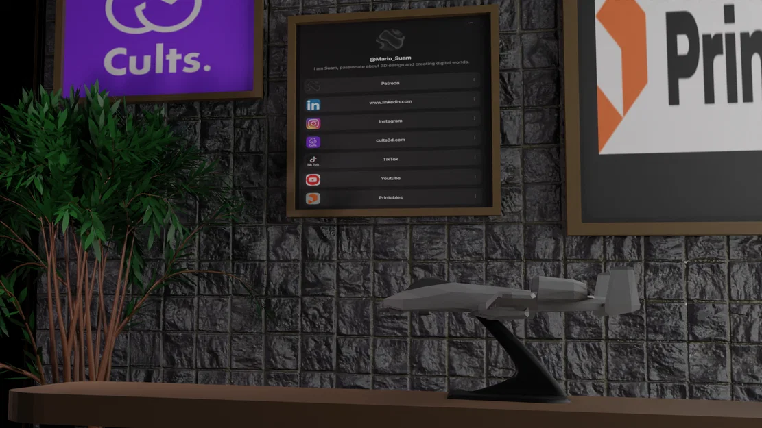 A-10 Thunderbolt II – Mô hình in 3D - Image 2