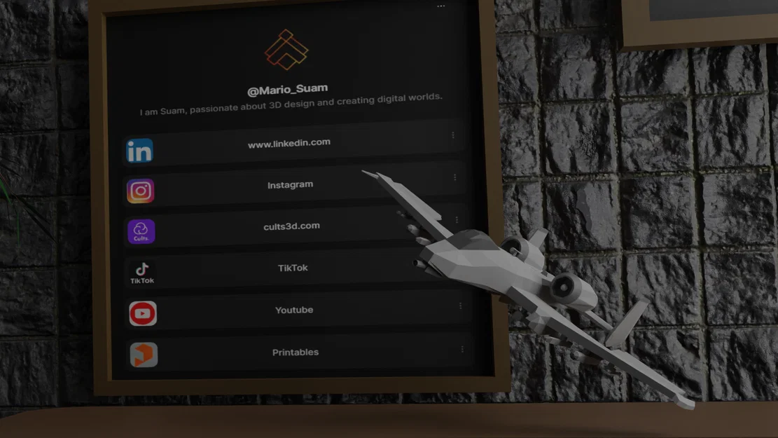 A-10 Thunderbolt II – Mô hình in 3D - Image 5