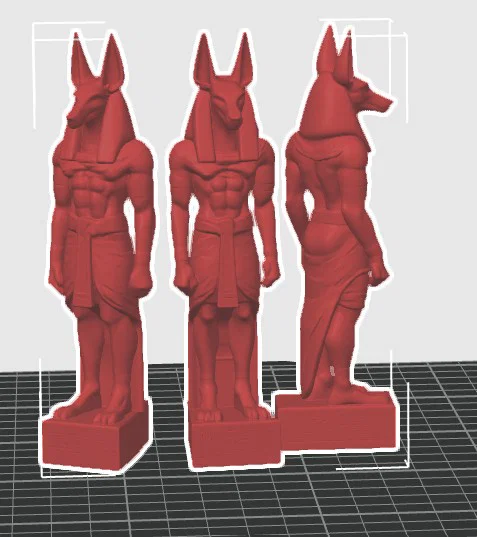Mô hình tượng thần Anubis X3 – Đồ trang trí 3D phong cách Ai Cập cổ đại - Image 4