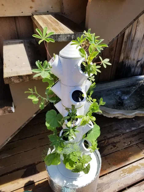 Tháp Trồng Cây Thủy Canh Lắp Ghép (Modular Hydroponic Tower Garden) - Image 3