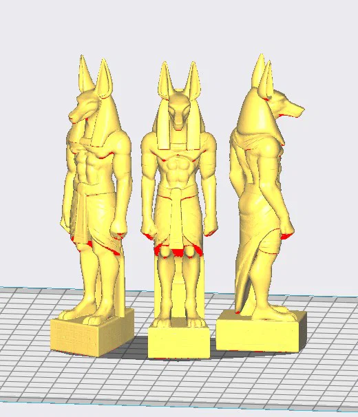 Mô hình tượng thần Anubis X3 – Đồ trang trí 3D phong cách Ai Cập cổ đại - Image 7