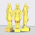 Mô hình tượng thần Anubis X3 – Đồ trang trí 3D phong cách Ai Cập cổ đại - Thumbnail 7