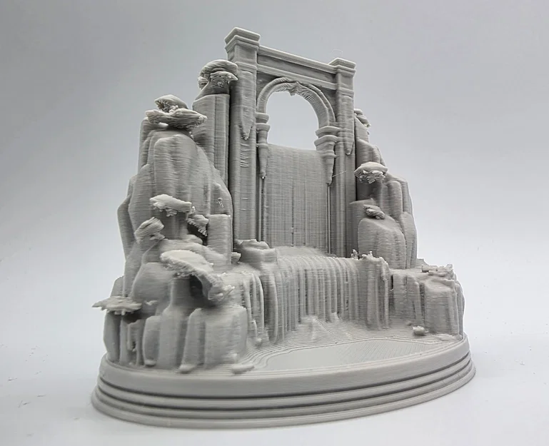 Mô hình tiểu cảnh Thác nước dưới cổng vòm - Image 3