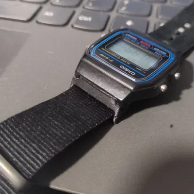 Ngàm chuyển đổi dây đeo Nato 20mm cho Casio F91W