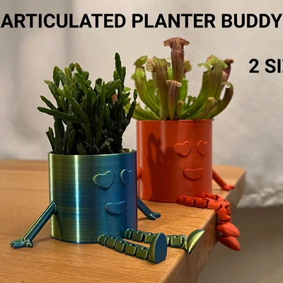 Articulated Planter Buddy - Chậu cây trái tim đáng yêu