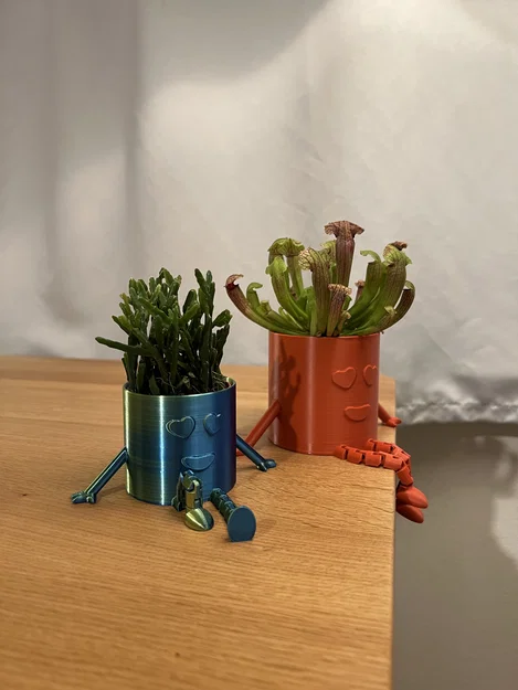 Articulated Planter Buddy - Chậu cây trái tim đáng yêu - Image 3