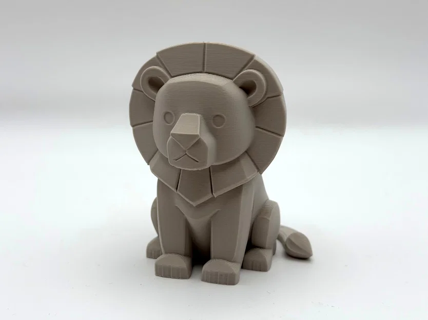 Tượng Sư Tử Khắc Gỗ – Mô hình trang trí tối giản - Image 2