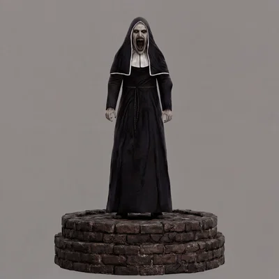 Mô hình 3D The Nun (Ác quỷ ma sơ) đầy ám ảnh để in ấn