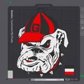 Mặt dây chuyền linh vật Georgia Bulldogs Retro in 3D độc đáo - Thumbnail 1