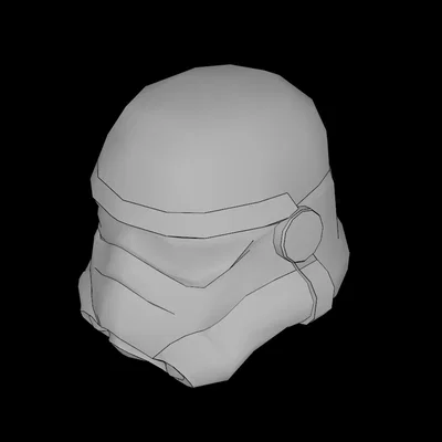 Mô hình nón bảo hiểm Stormtrooper in 3D cho Minifig Lego