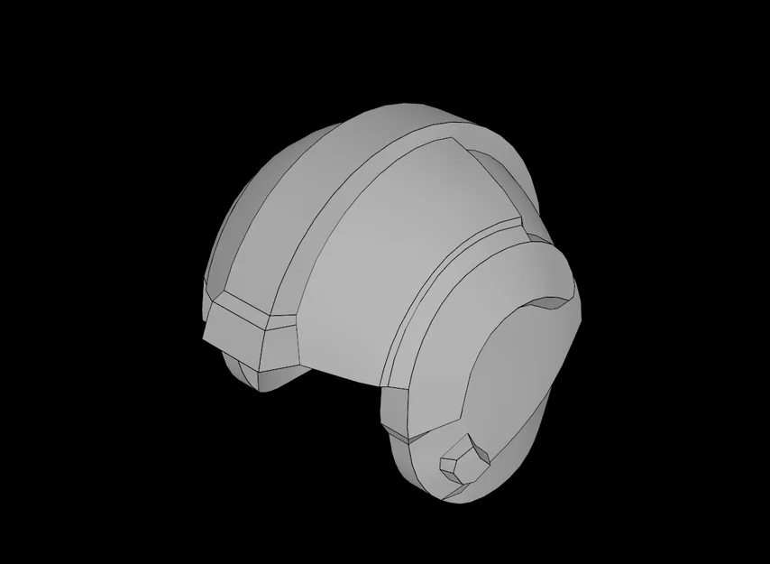 Mũ Bảo Hiểm Phi Công 3D Cho Minifig Tương Thích LEGO - Image 1