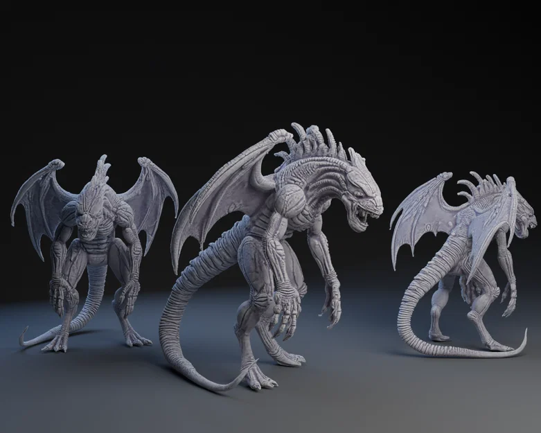 Mô hình 3D Nate from IT - Nhân vật quái thú cho game nhập vai - Image 1