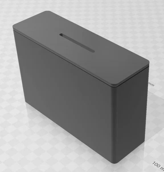 Mô hình ống heo tiết kiệm đơn giản (Simple Piggy Bank) in 3D - Image 1